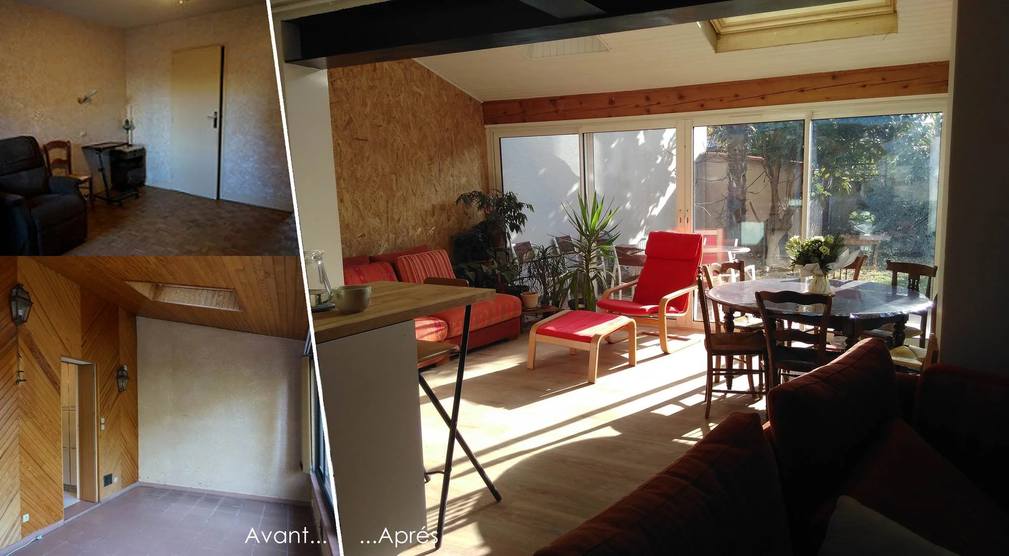 Audit thermique et rénovation globale - Salon bois